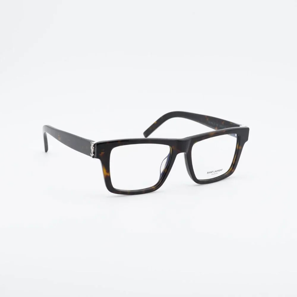 Saint Laurent SL M10_B 002 Square Eyeglasses Dark Havana 52mm Frame